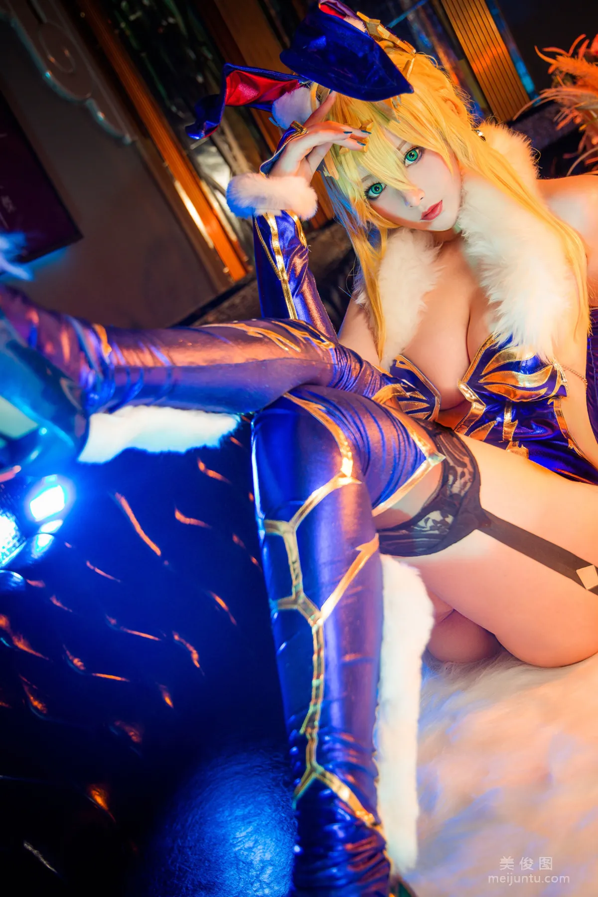 [网红COSER] 高颜值coser念念_D - 白枪呆兔女郎 写真集17