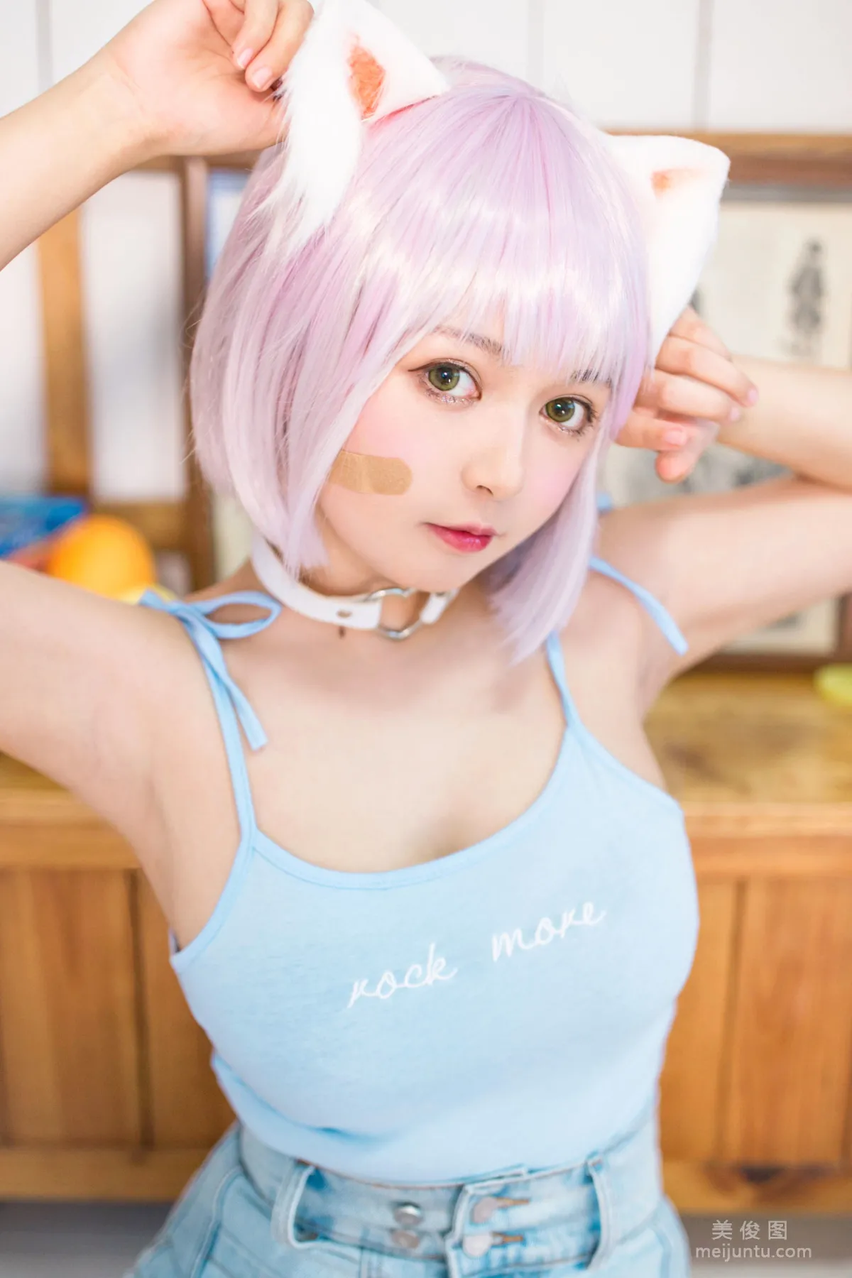 [网红COSER] 黑猫猫OvO - 养猫小课堂 写真集24