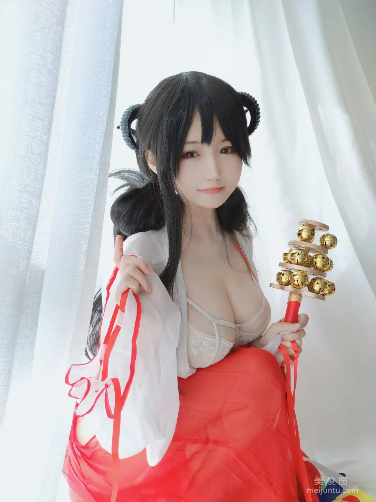 [网红COSER] 动漫博主小仓千代w - 巫女 写真集23