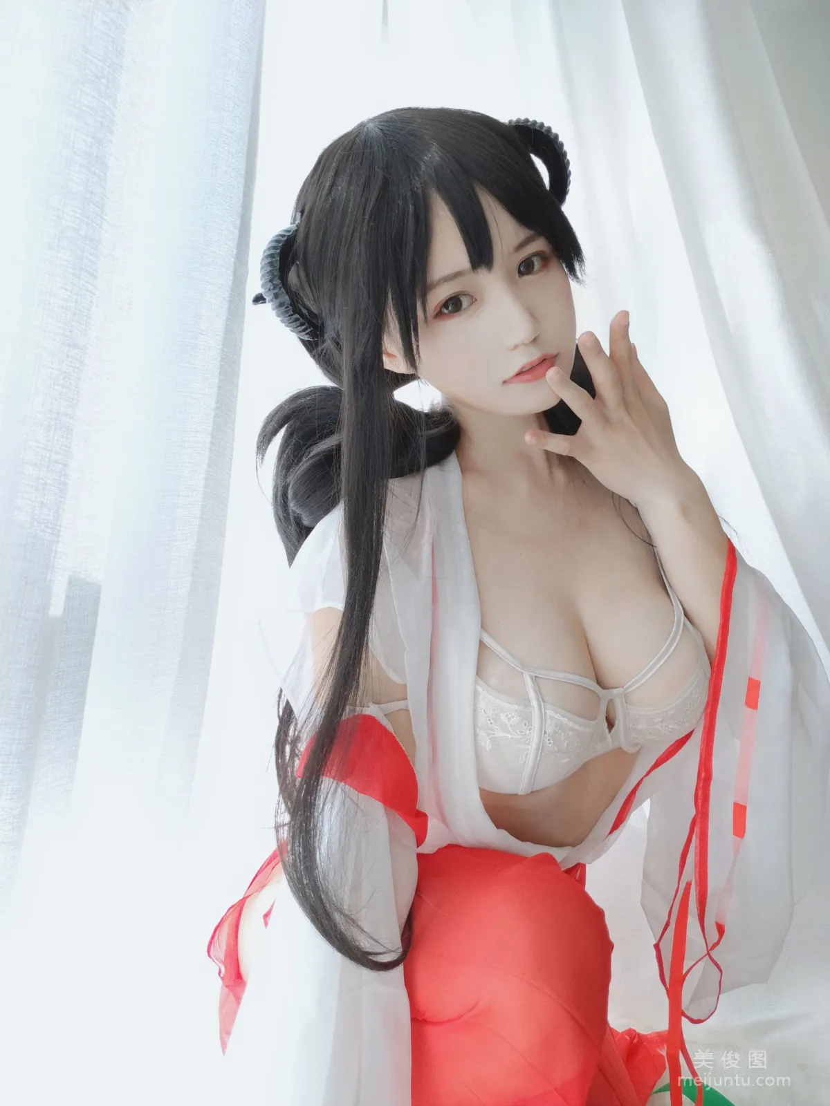 [网红COSER] 动漫博主小仓千代w - 巫女 写真集24