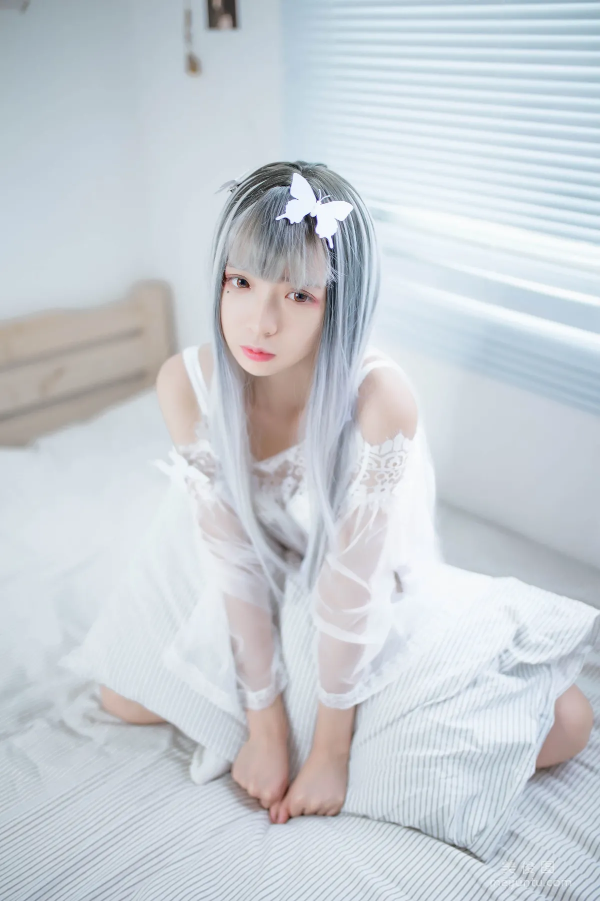 [网红COSER] 疯猫ss - 透明白纱 写真集23