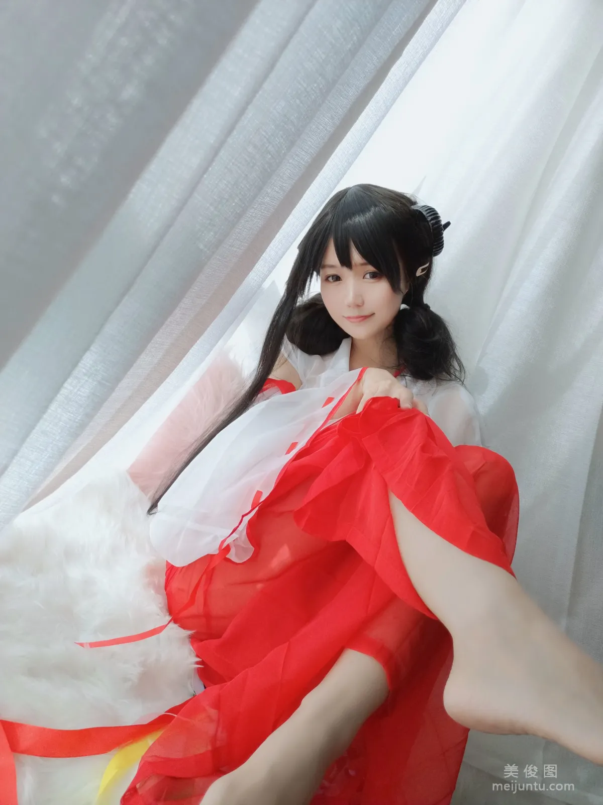 [网红COSER] 动漫博主小仓千代w - 巫女 写真集15