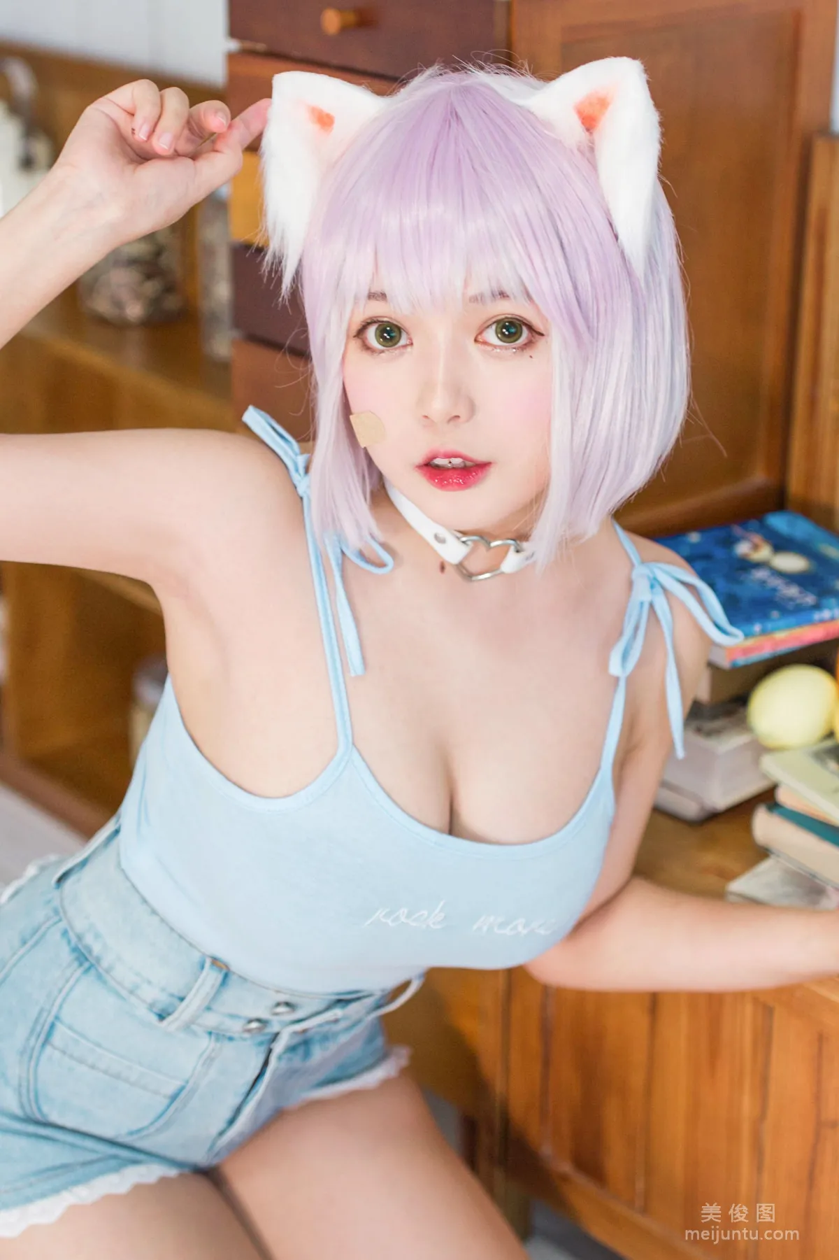 [网红COSER] 黑猫猫OvO - 养猫小课堂 写真集34