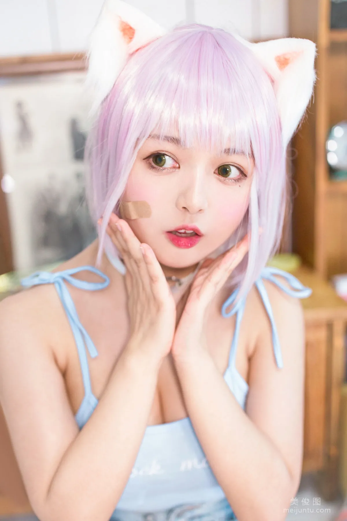 [网红COSER] 黑猫猫OvO - 养猫小课堂 写真集23