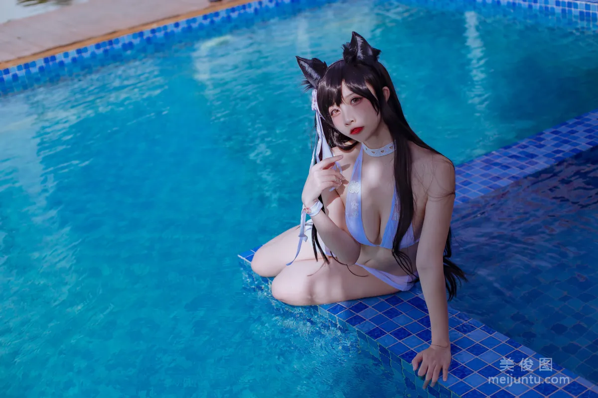 [网红COSER] 二佐Nisa - 犬之眷之碧蓝爱宕 泳装 写真集13