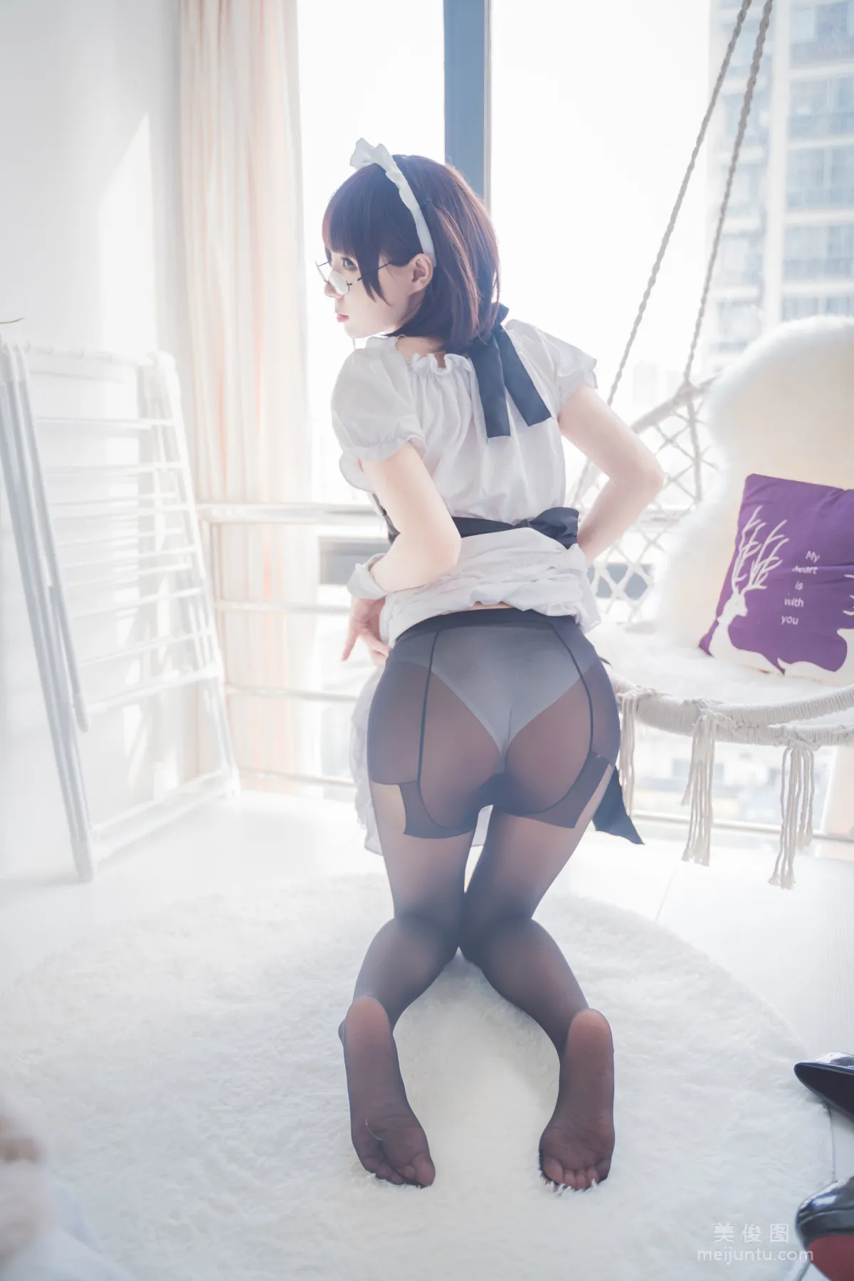 [网红COSER] 西园寺南歌 - 黑袜 写真集23