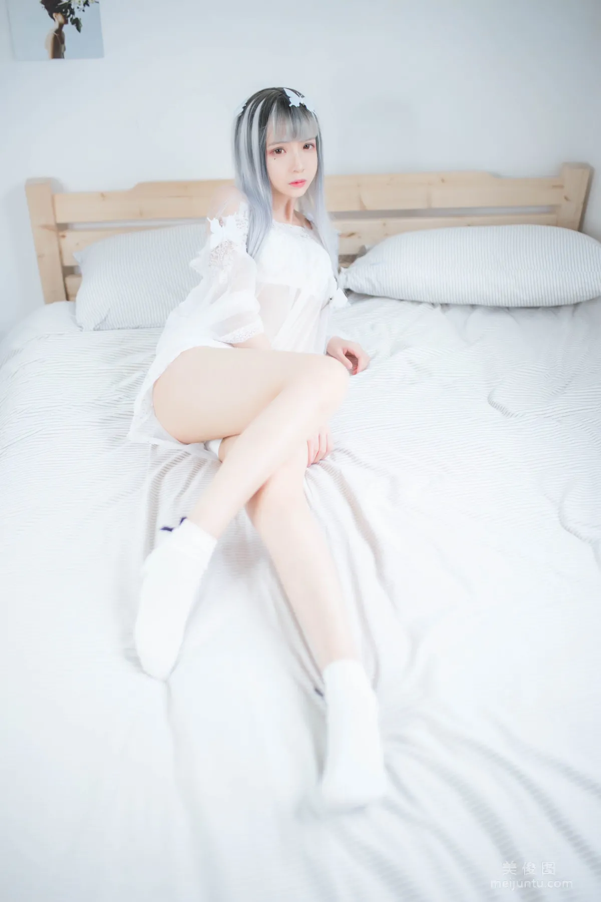 [网红COSER] 疯猫ss - 透明白纱 写真集33