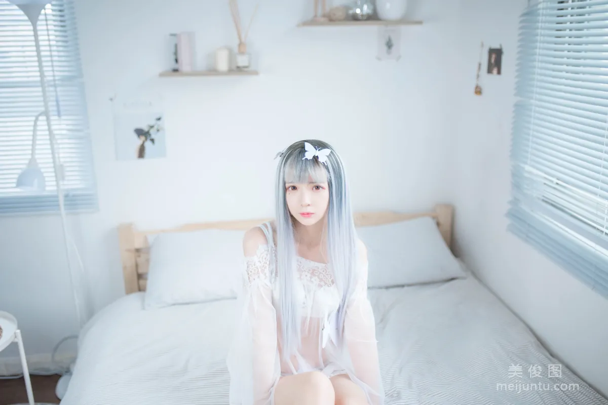 [网红COSER] 疯猫ss - 透明白纱 写真集8