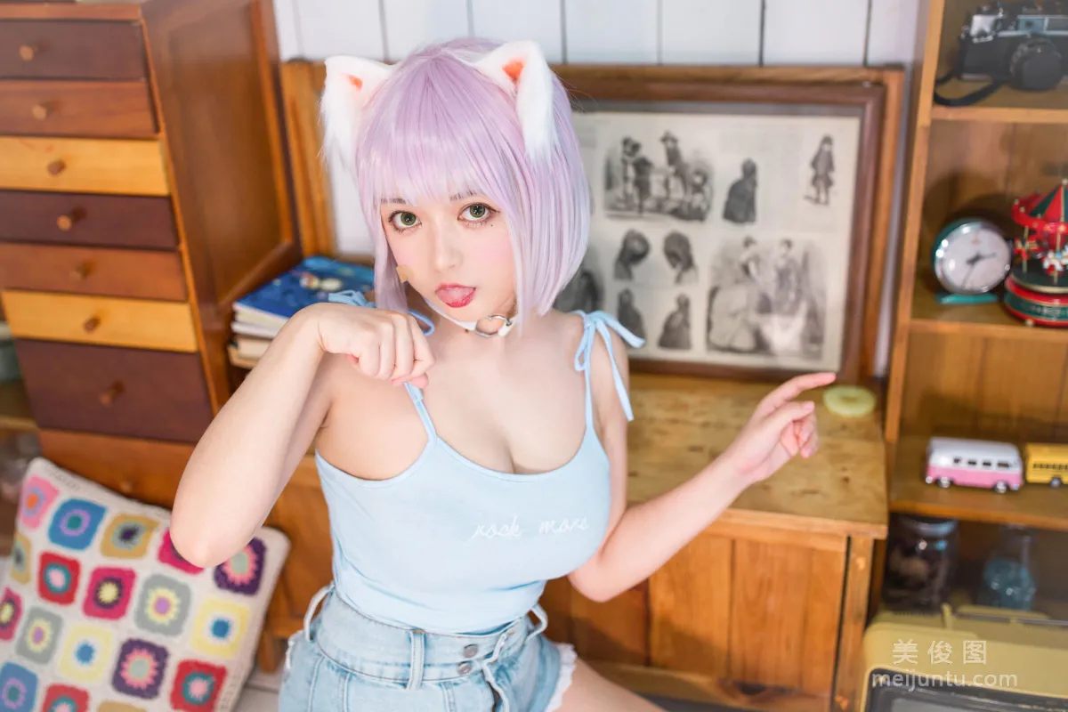 [网红COSER] 黑猫猫OvO - 养猫小课堂 写真集4