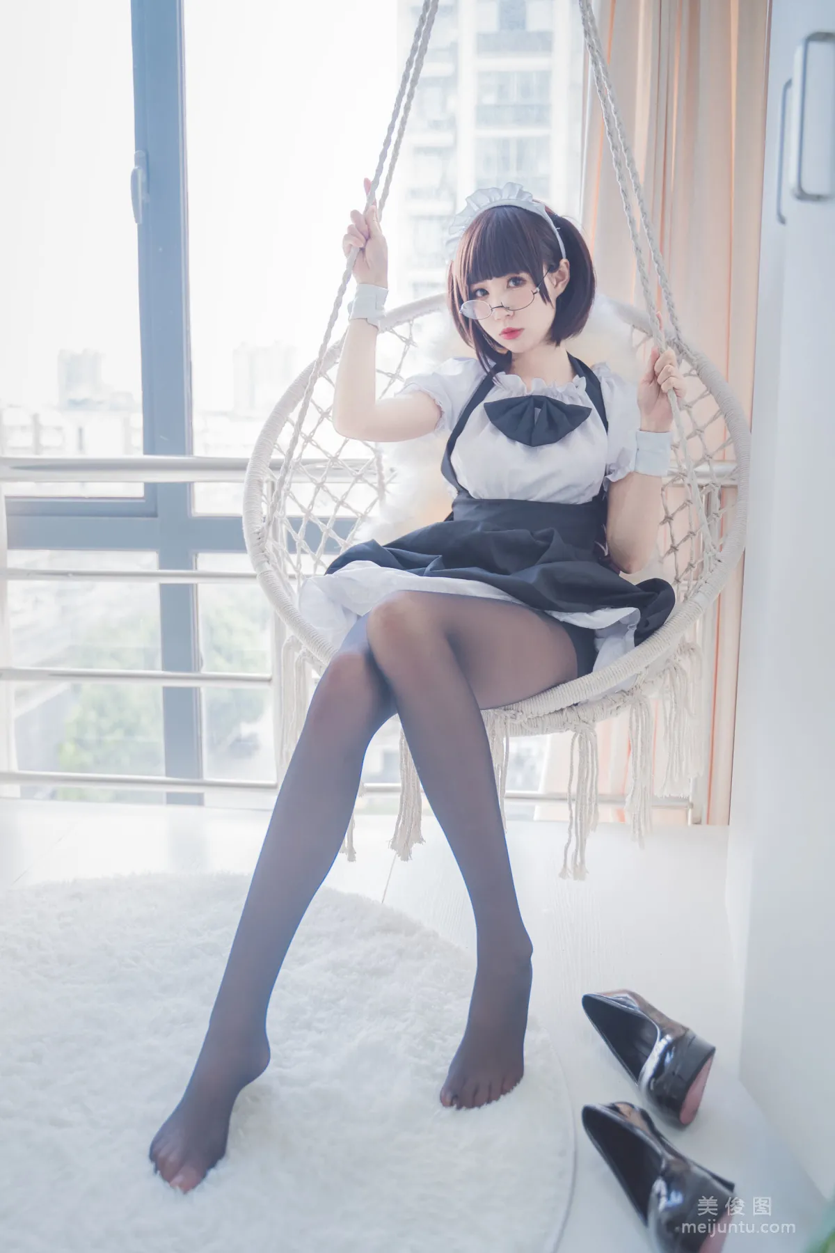 [网红COSER] 西园寺南歌 - 黑袜 写真集25