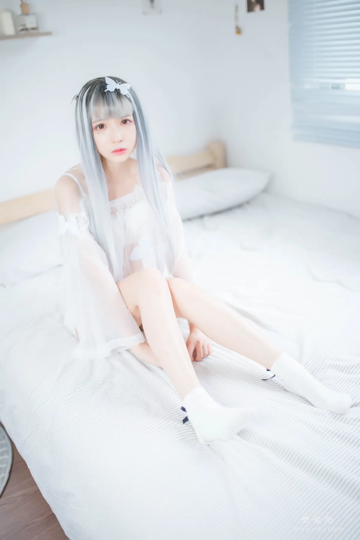 [网红COSER] 疯猫ss - 透明白纱 写真集30