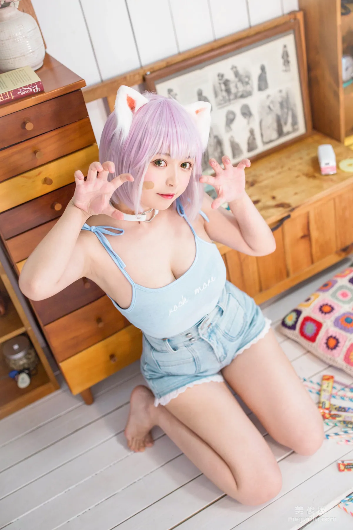 [网红COSER] 黑猫猫OvO - 养猫小课堂 写真集18