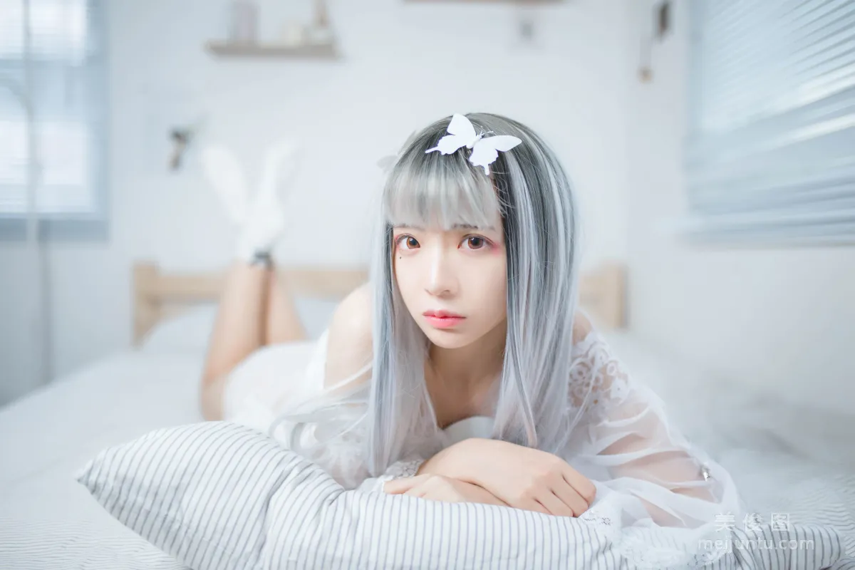 [网红COSER] 疯猫ss - 透明白纱 写真集14