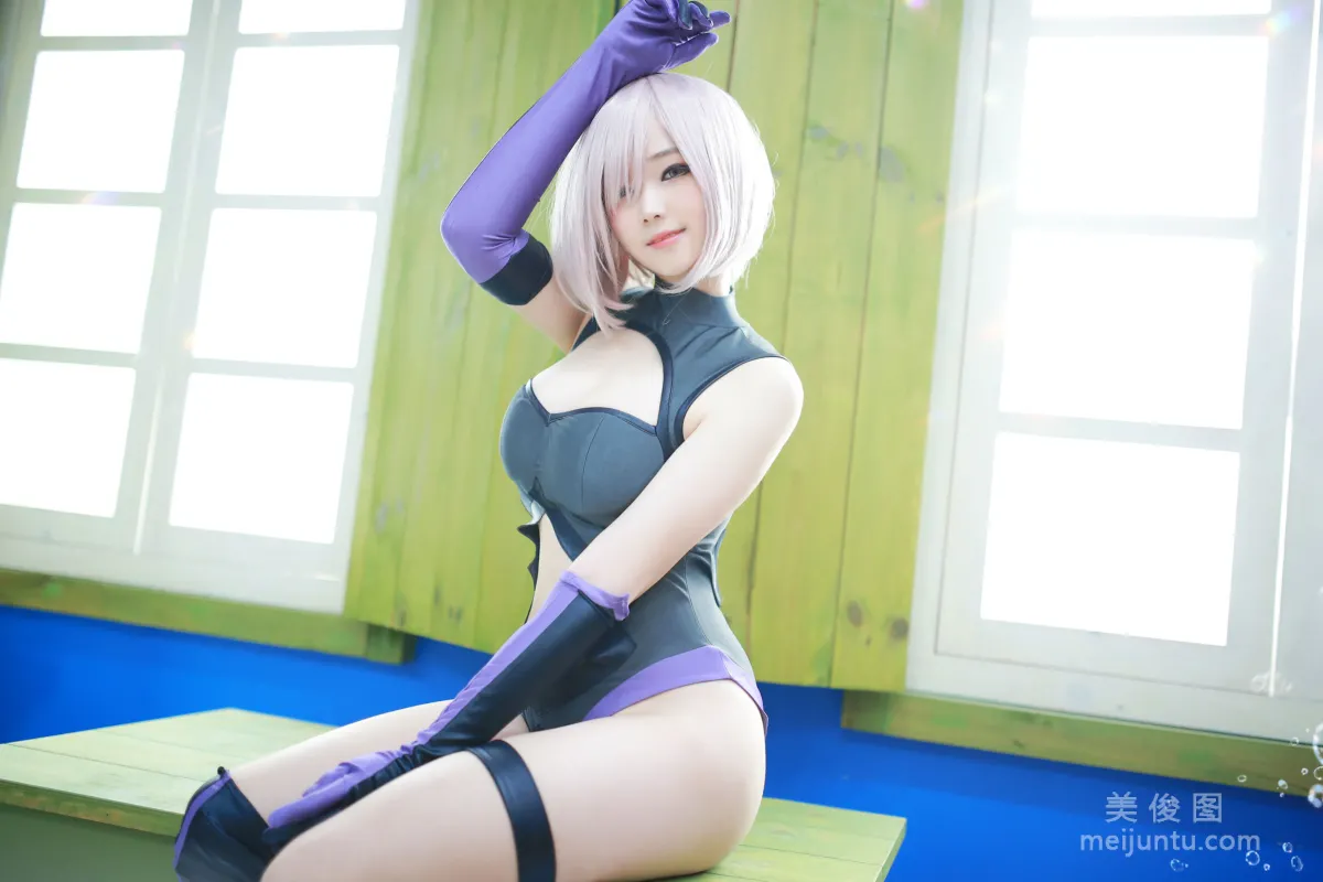 韩国妹子BamBi 《Fate_Grand Order - Mash Kyrielight (Shielder)》 写真集18