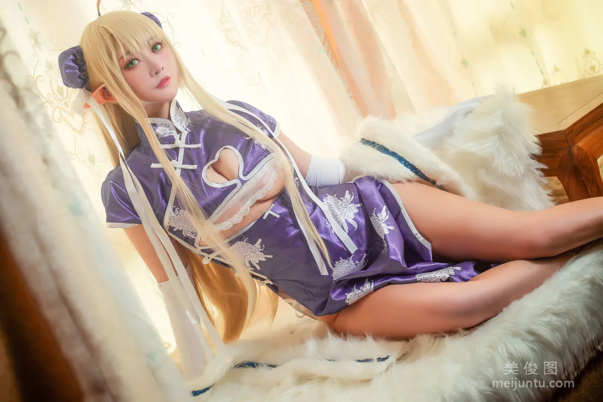 [网红COSER] 高颜值coser念念_D - 半人马旗袍 写真集6