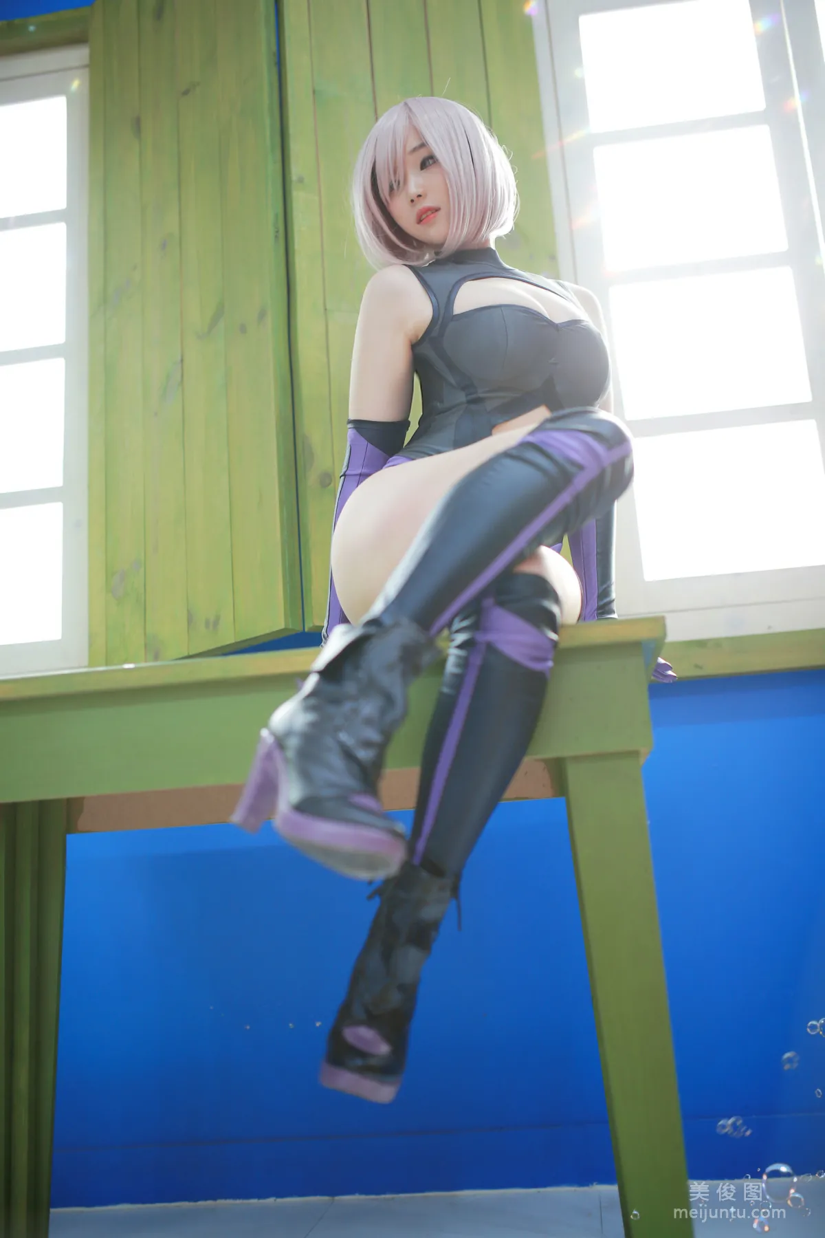 韩国妹子BamBi 《Fate_Grand Order - Mash Kyrielight (Shielder)》 写真集21