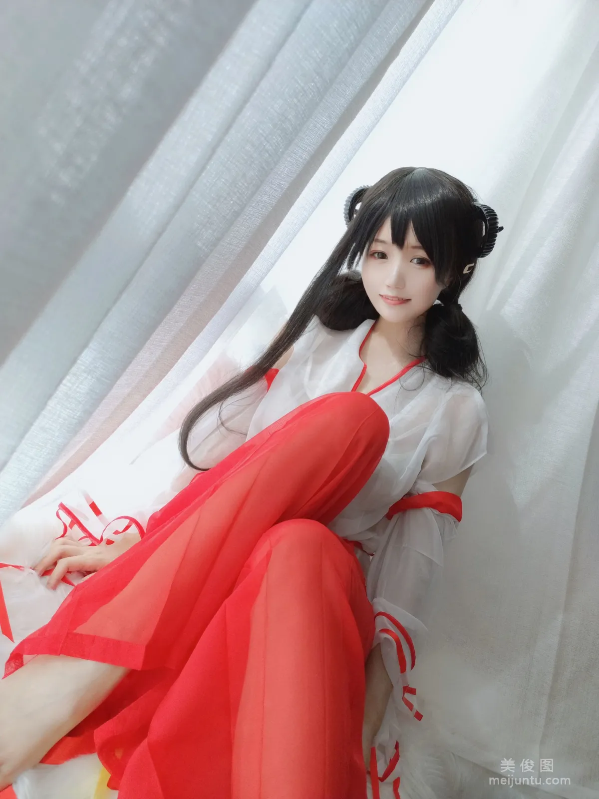 [网红COSER] 动漫博主小仓千代w - 巫女 写真集16