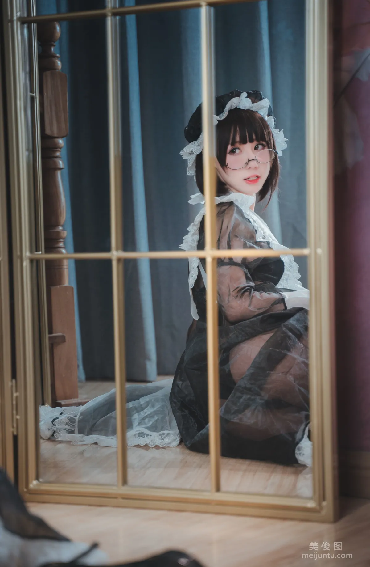 [网红COSER] 西园寺南歌 - 透明女仆 写真集46