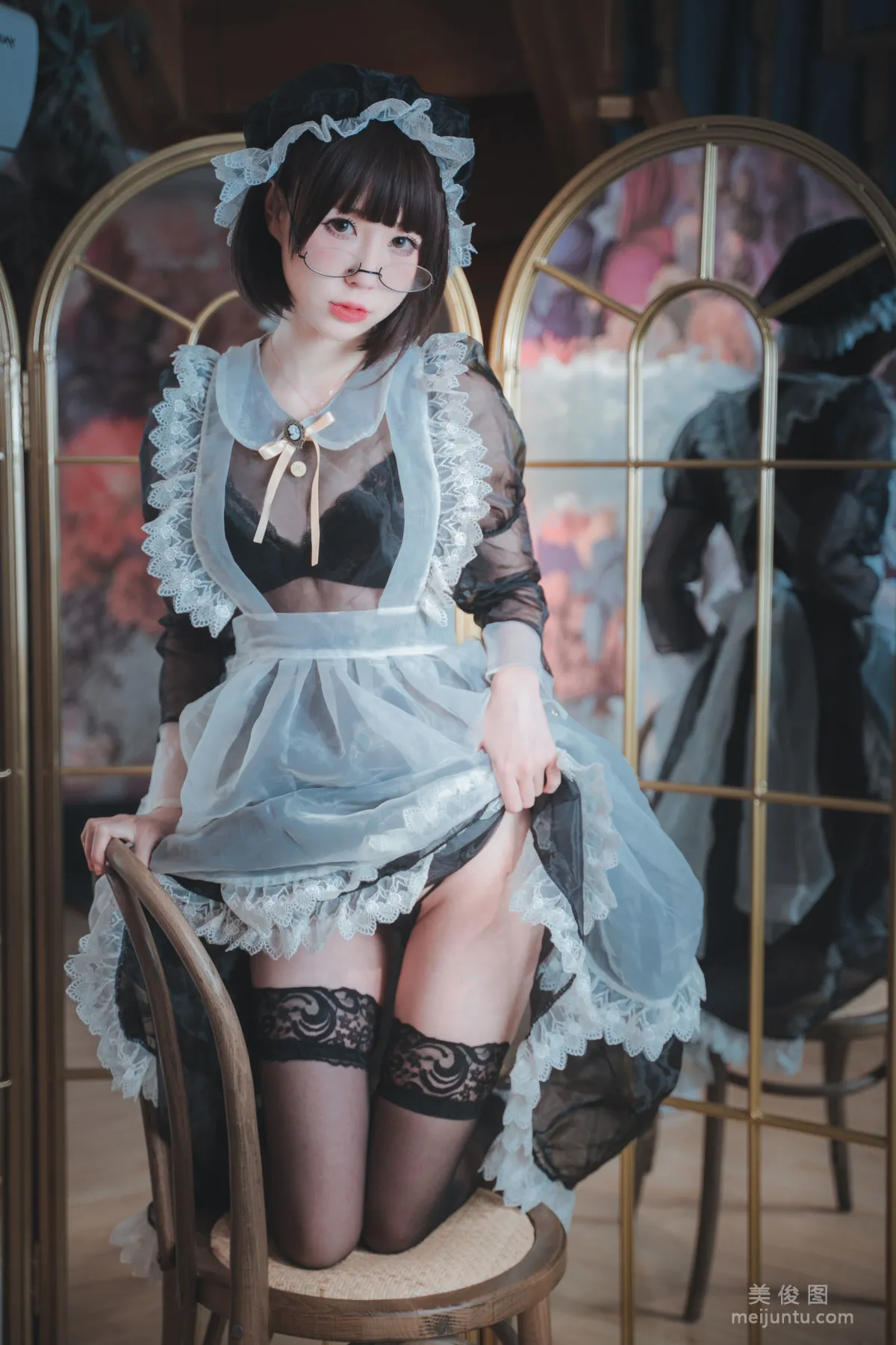 [网红COSER] 西园寺南歌 - 透明女仆 写真集11