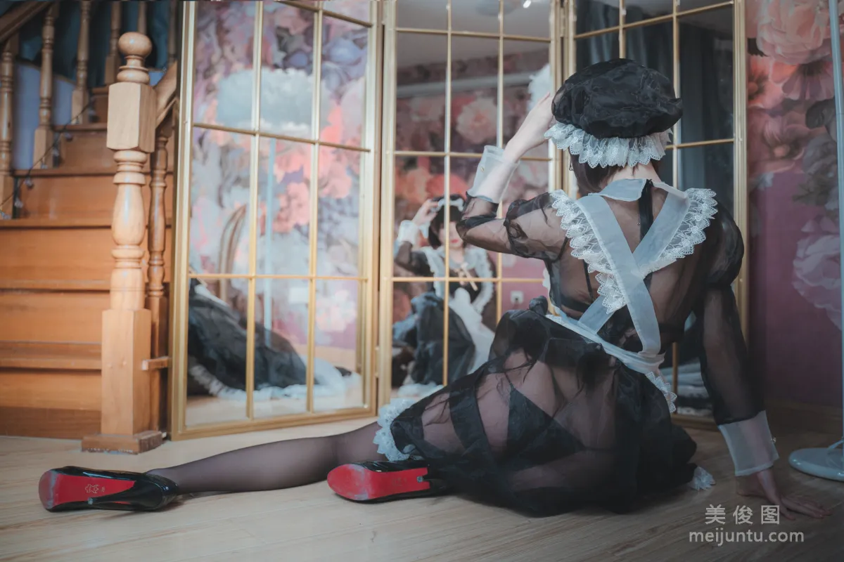 [网红COSER] 西园寺南歌 - 透明女仆 写真集34