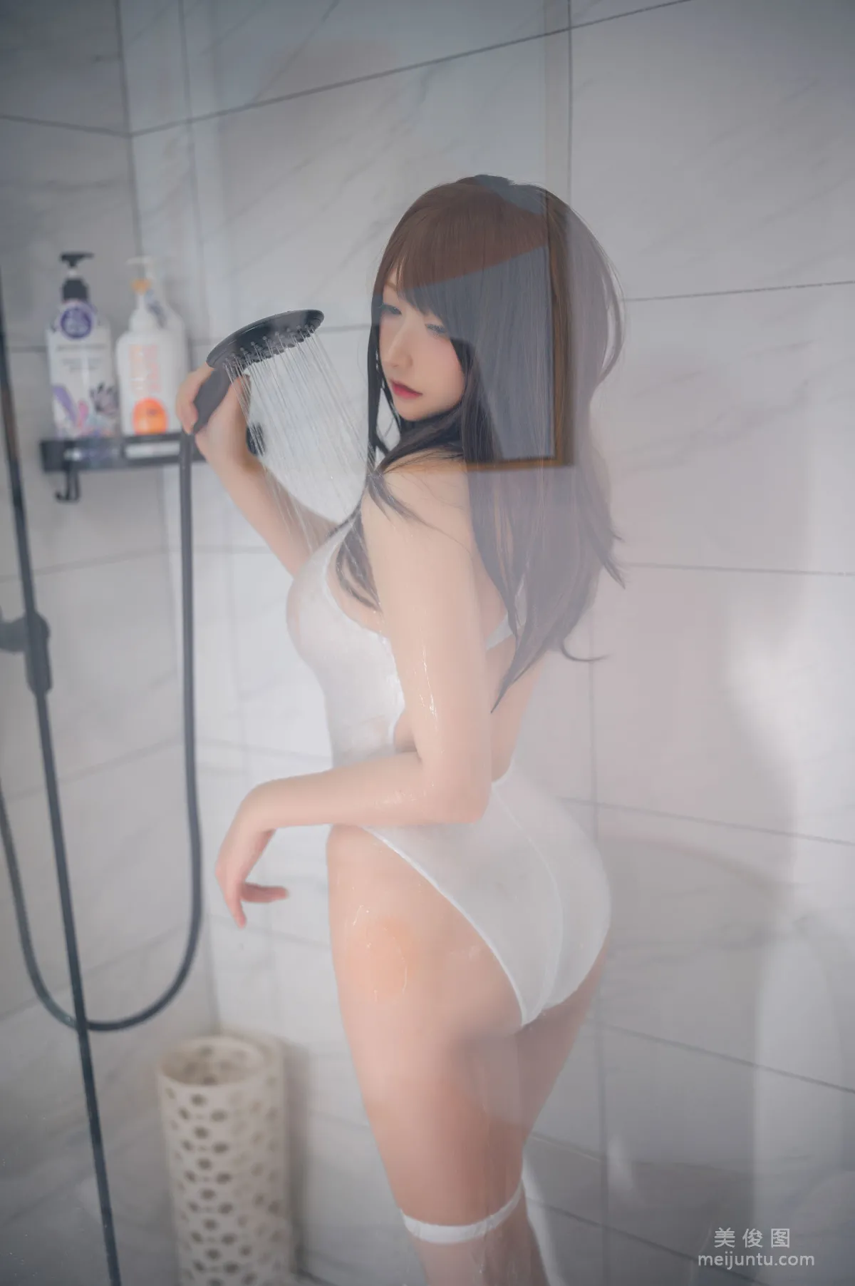 [网红COSER] 念念_D - 白色竞泳 写真集3