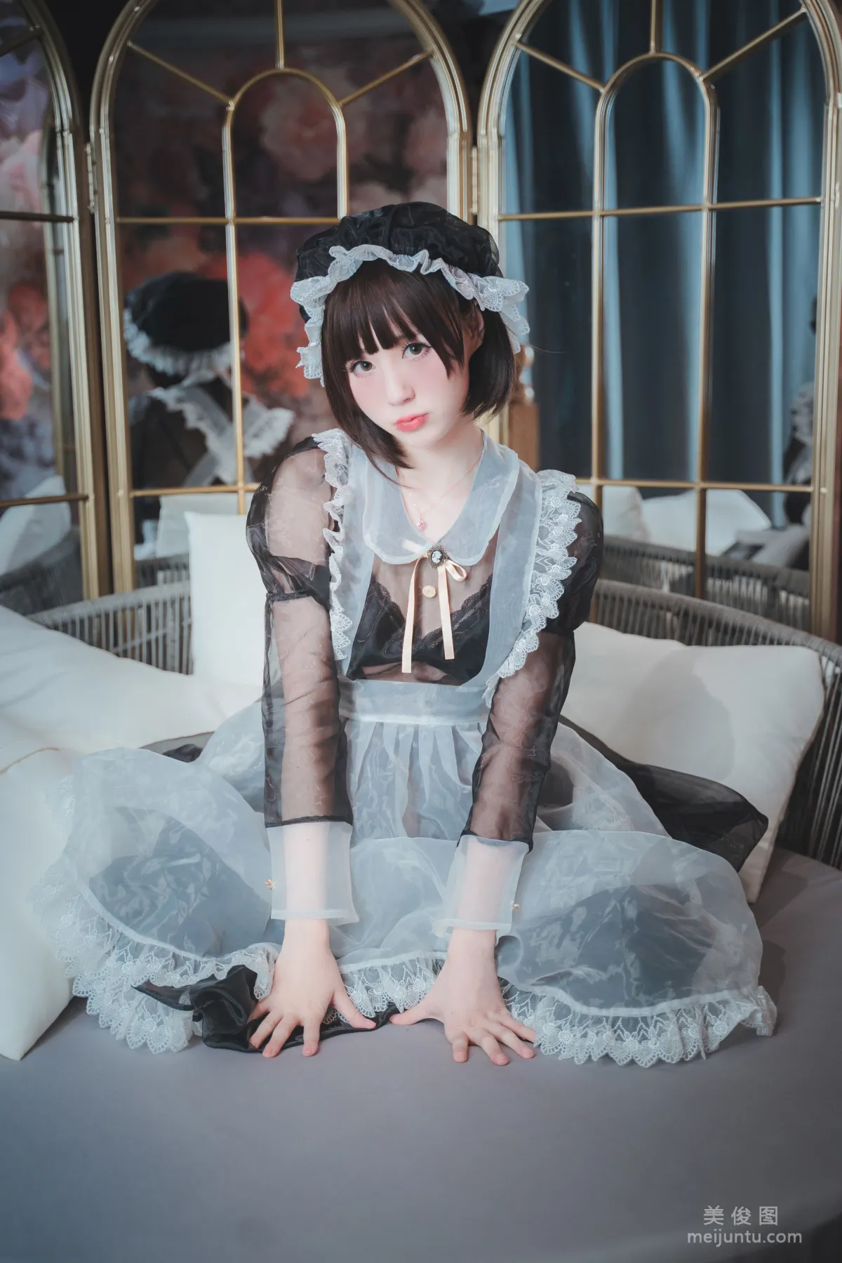 [网红COSER] 西园寺南歌 - 透明女仆 写真集26