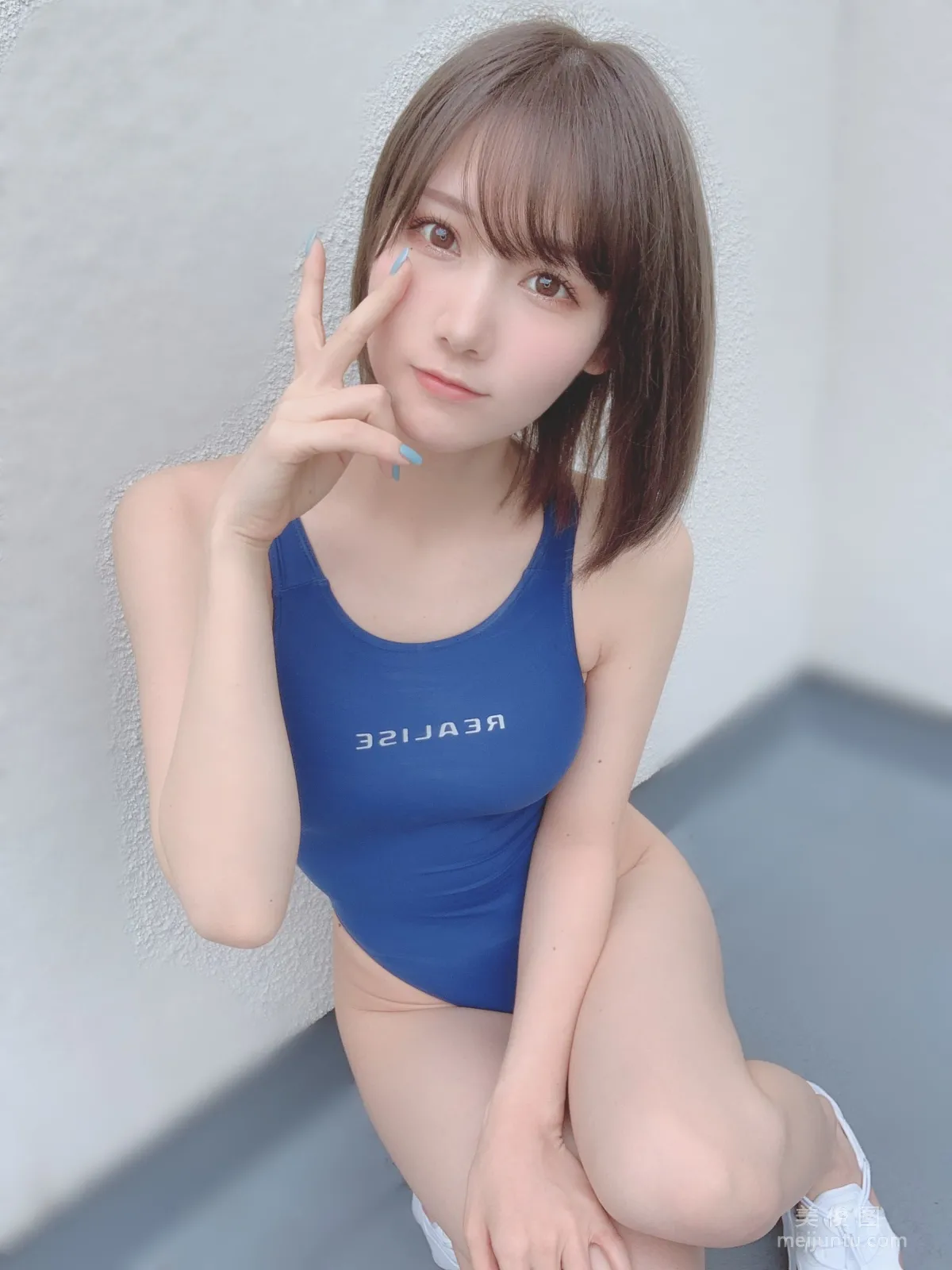 日本甜美COSERけんけん[fantia] 競泳水着29