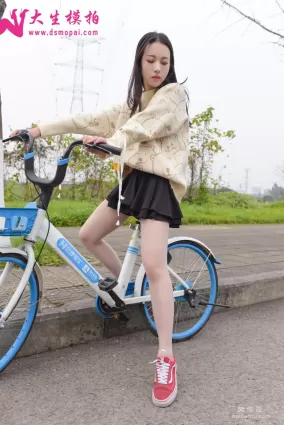 [大生模拍] No.172 青青 - 单车少女