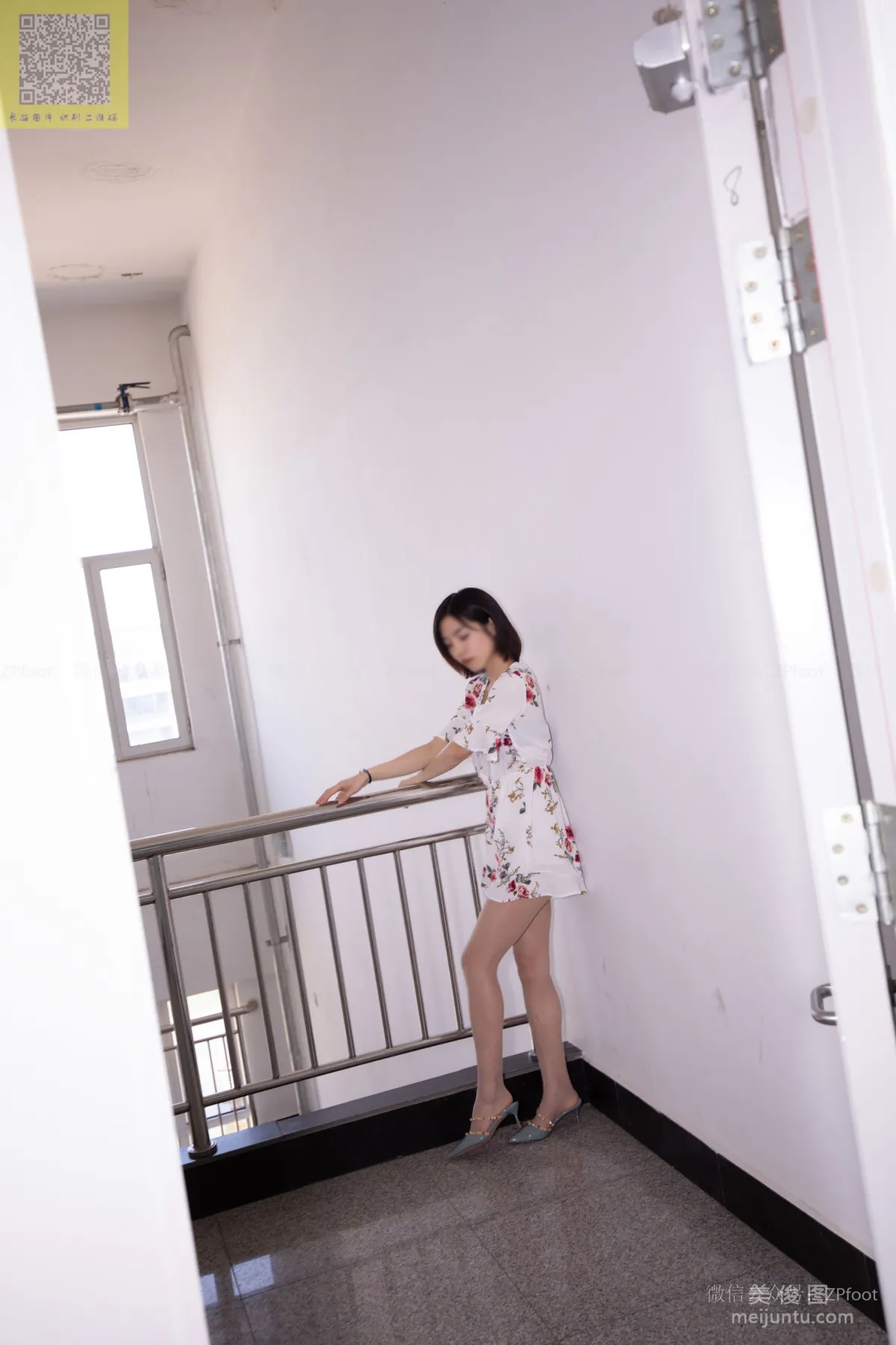 [山茶摄影LSS] NO.093 舞蹈小阳阳碎花裙 写真套图82