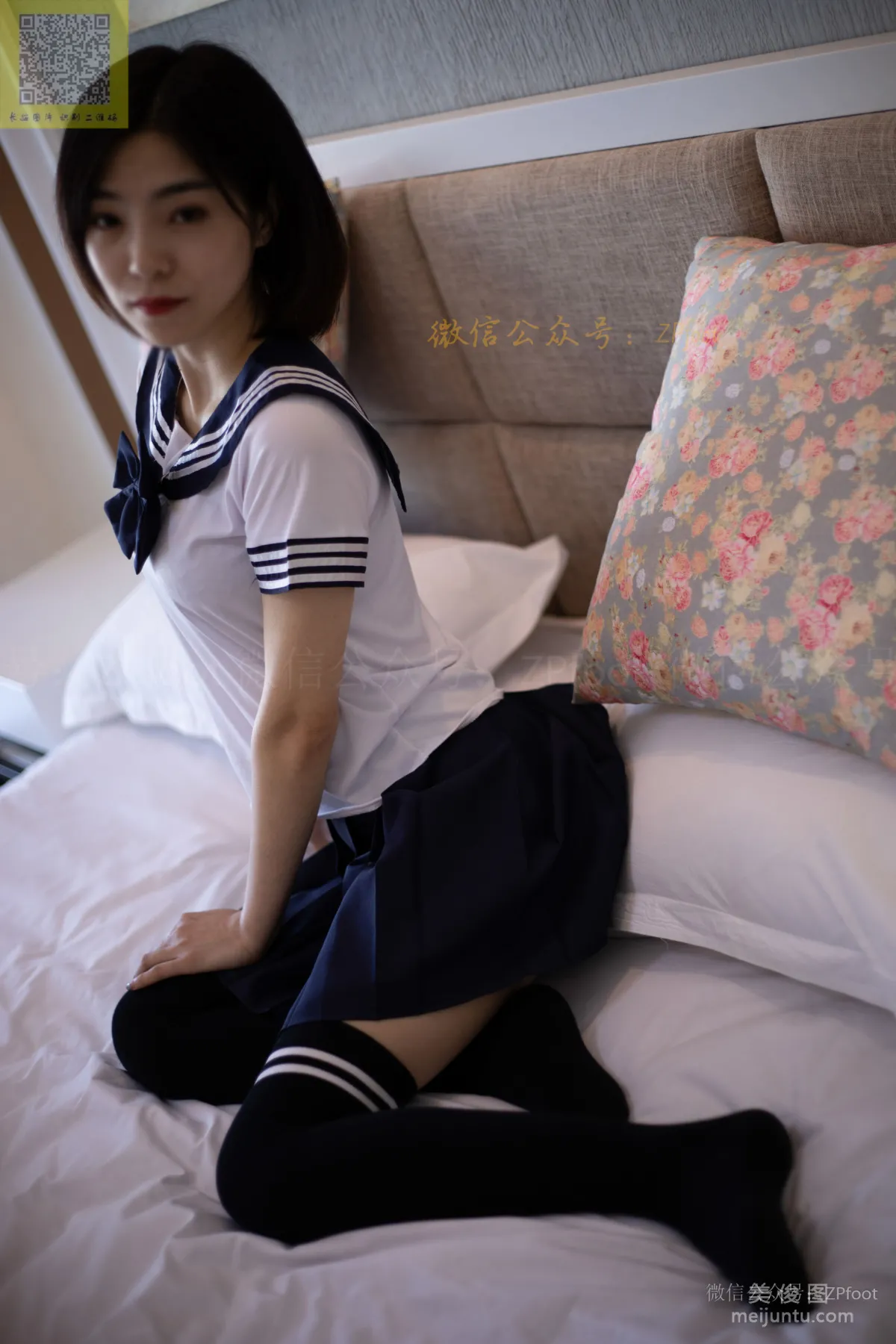 [山茶摄影LSS] NO.118  学妹制服棉袜rosi 写真套图8