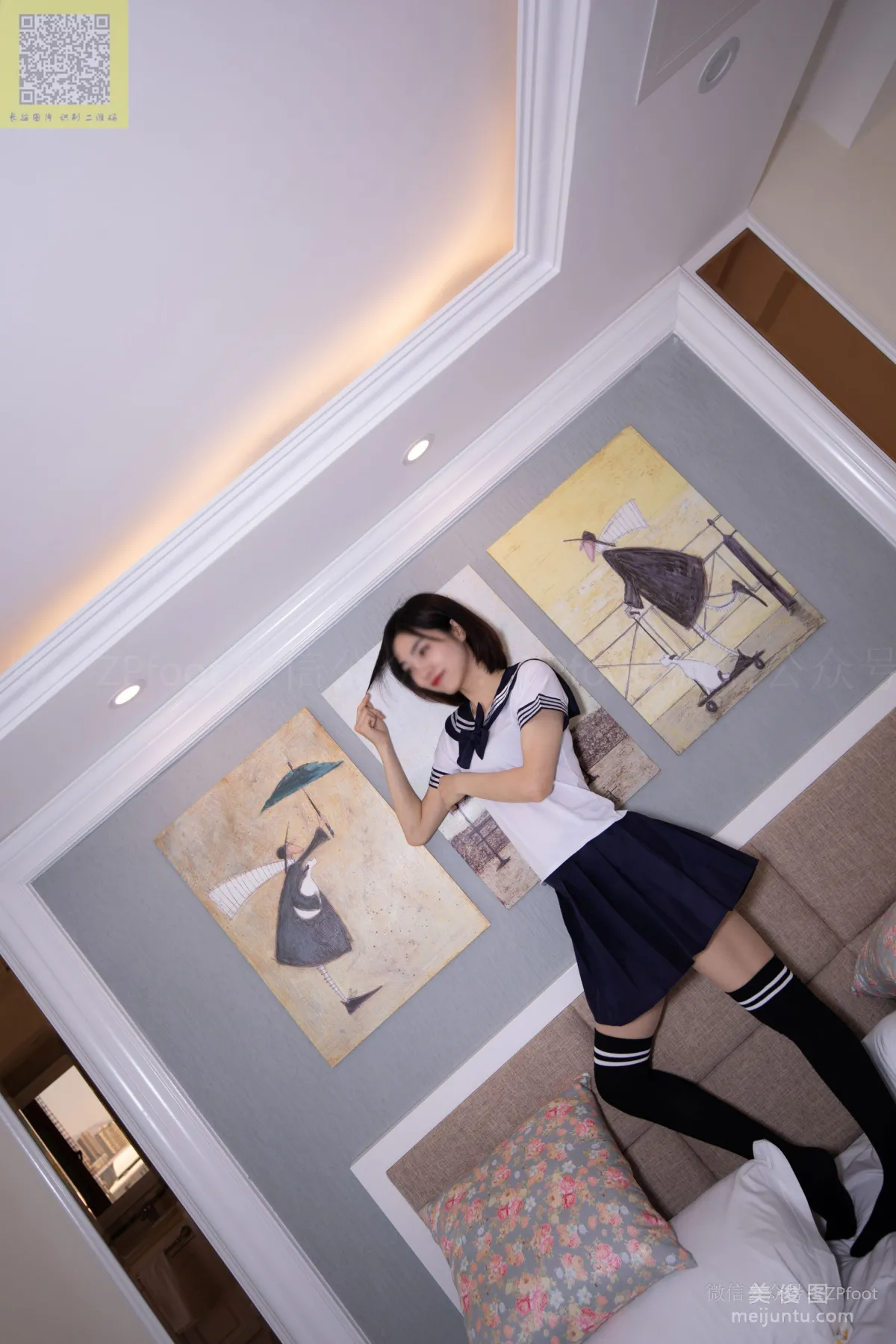 [山茶摄影LSS] NO.118  学妹制服棉袜rosi 写真套图20