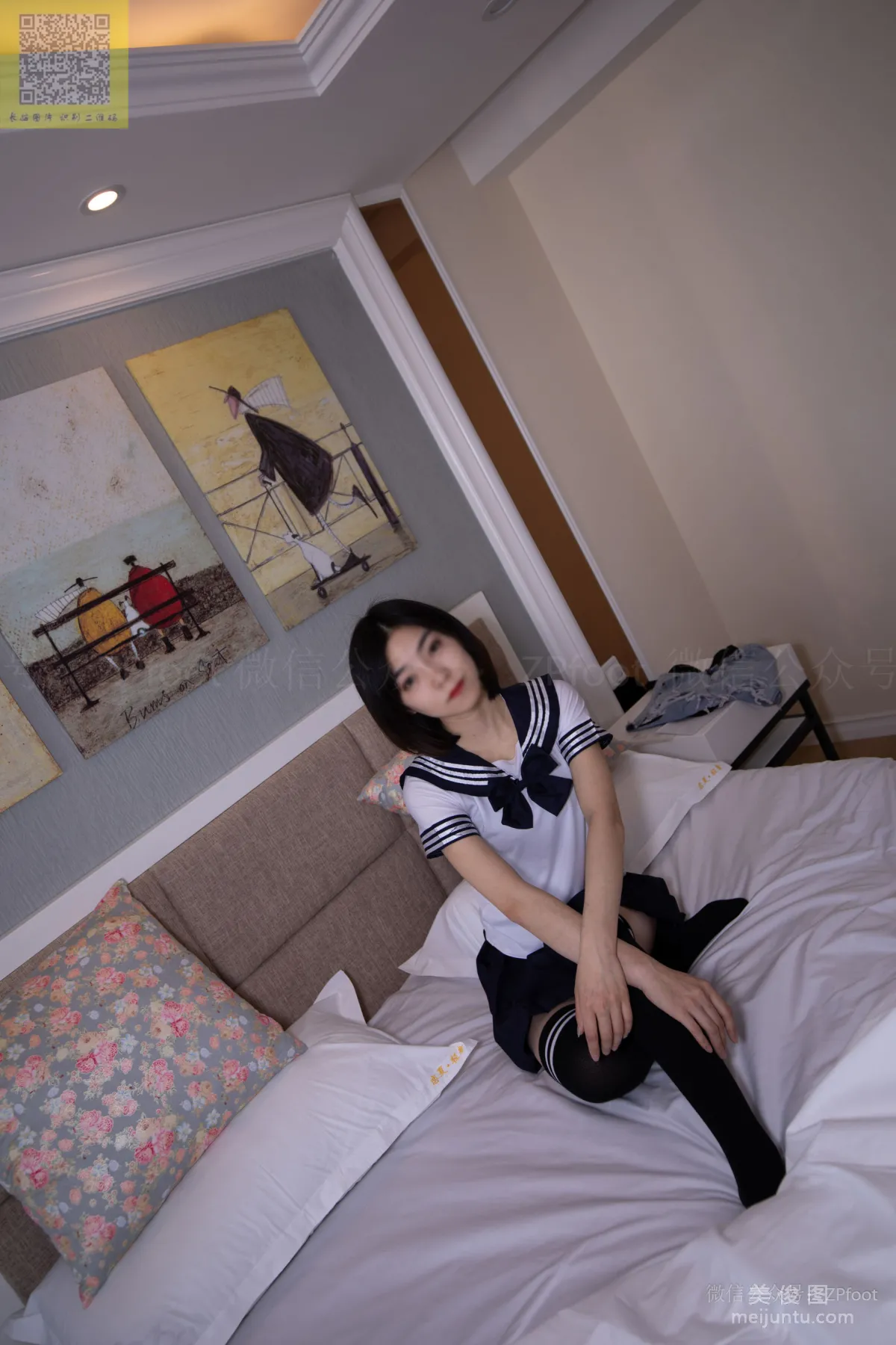 [山茶摄影LSS] NO.118  学妹制服棉袜rosi 写真套图12