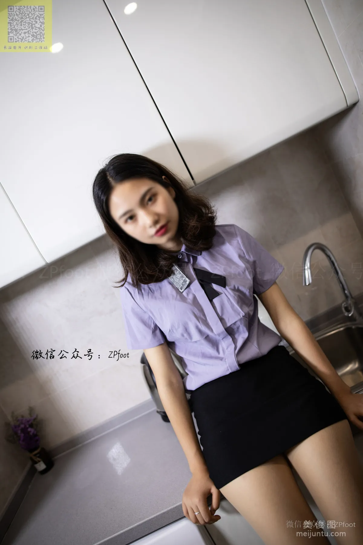 [山茶摄影LSS] NO.133  制服丝袜高跟 写真套图42