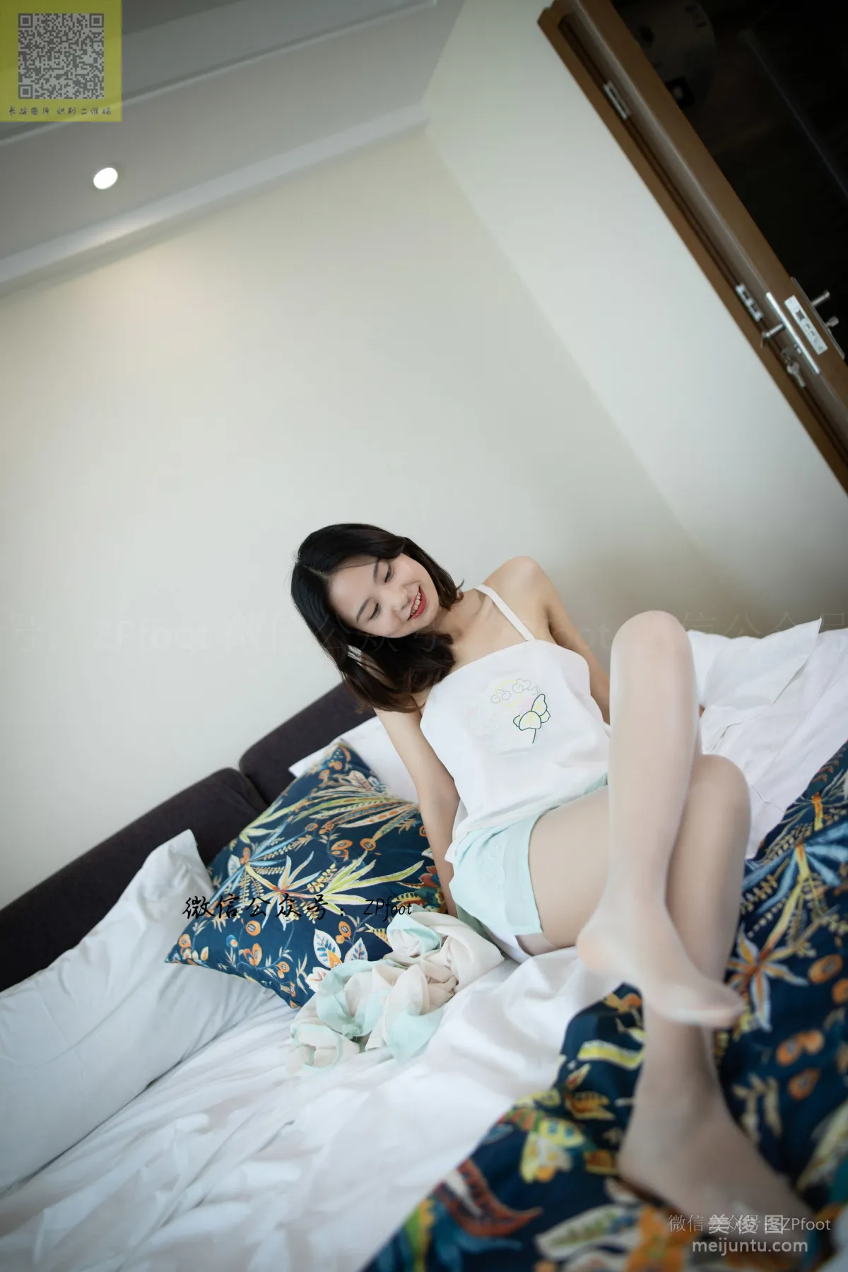 [山茶摄影LSS] NO.143  汉服白丝 写真套图46