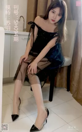 [思话SiHua] SH094 苏羽 - 仙仙的黑色网纱连衣裙