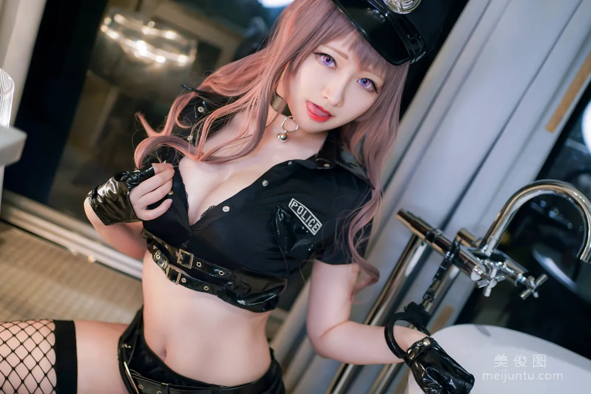 [Cosplay] Arty亞緹 - 女警网袜 写真套图16