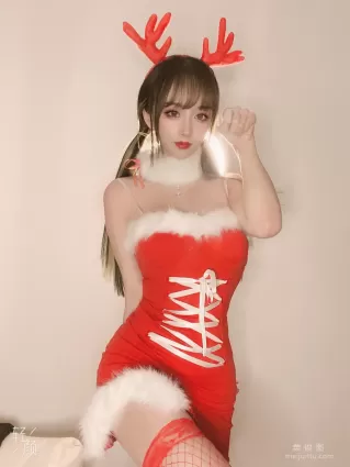 [Cosplay] 米线线sama - 圣诞特辑 写真套图