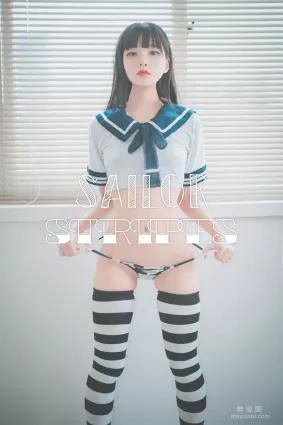 [DJAWA]  Jenny - Sailor Stripes 寫真套圖