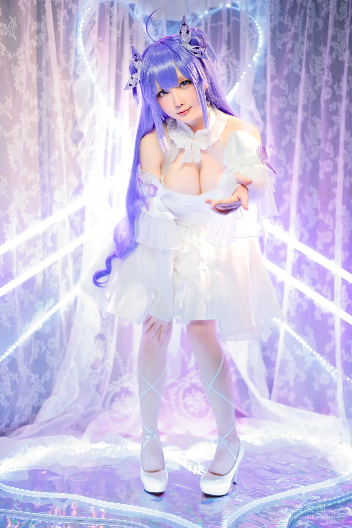 [网红COSER] 星之迟迟 - 纯白と漆黑《独角兽》 套图20