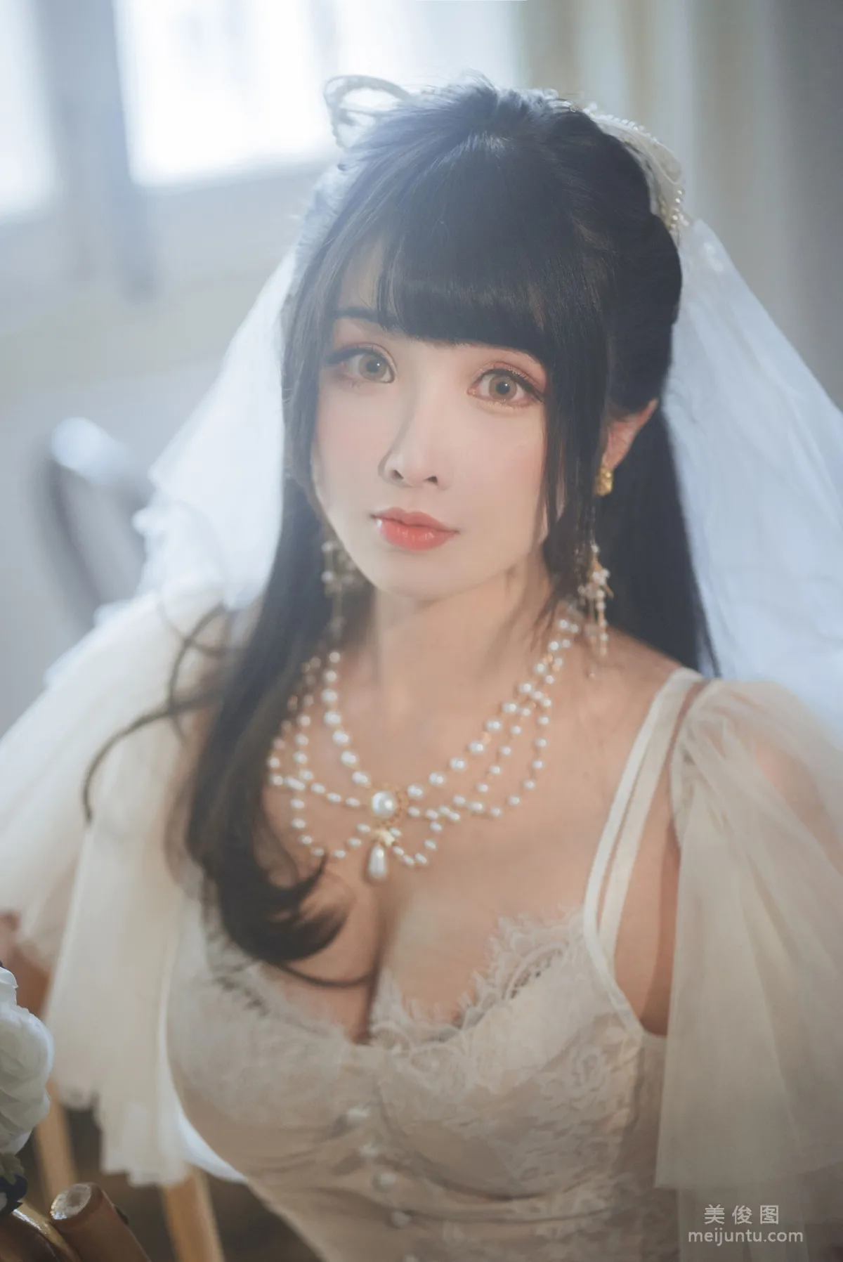 [网红COSER写真] rioko凉凉子 - 透明婚纱1
