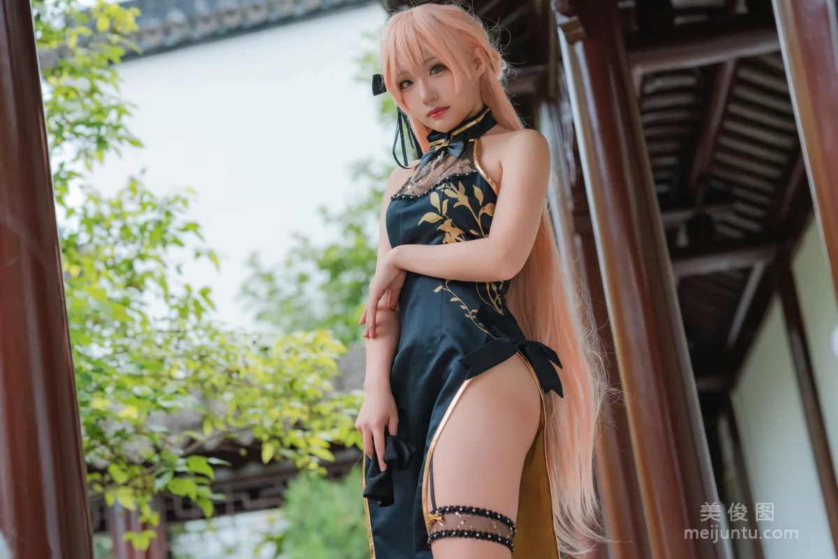 [网红COSER] Mime弥美 - 少女前线 OTS-14 紫雨心  写真套图19