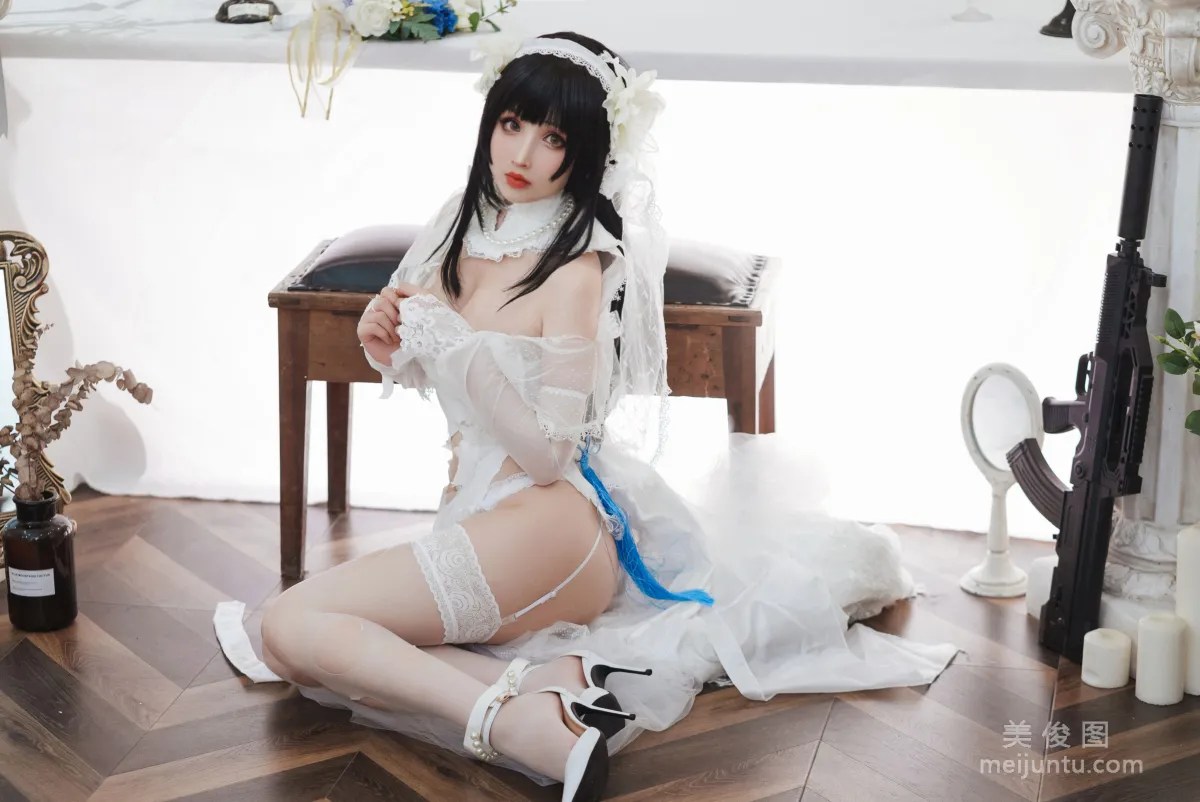 [网红COSER] rioko凉凉子 - 95花嫁  写真套图13