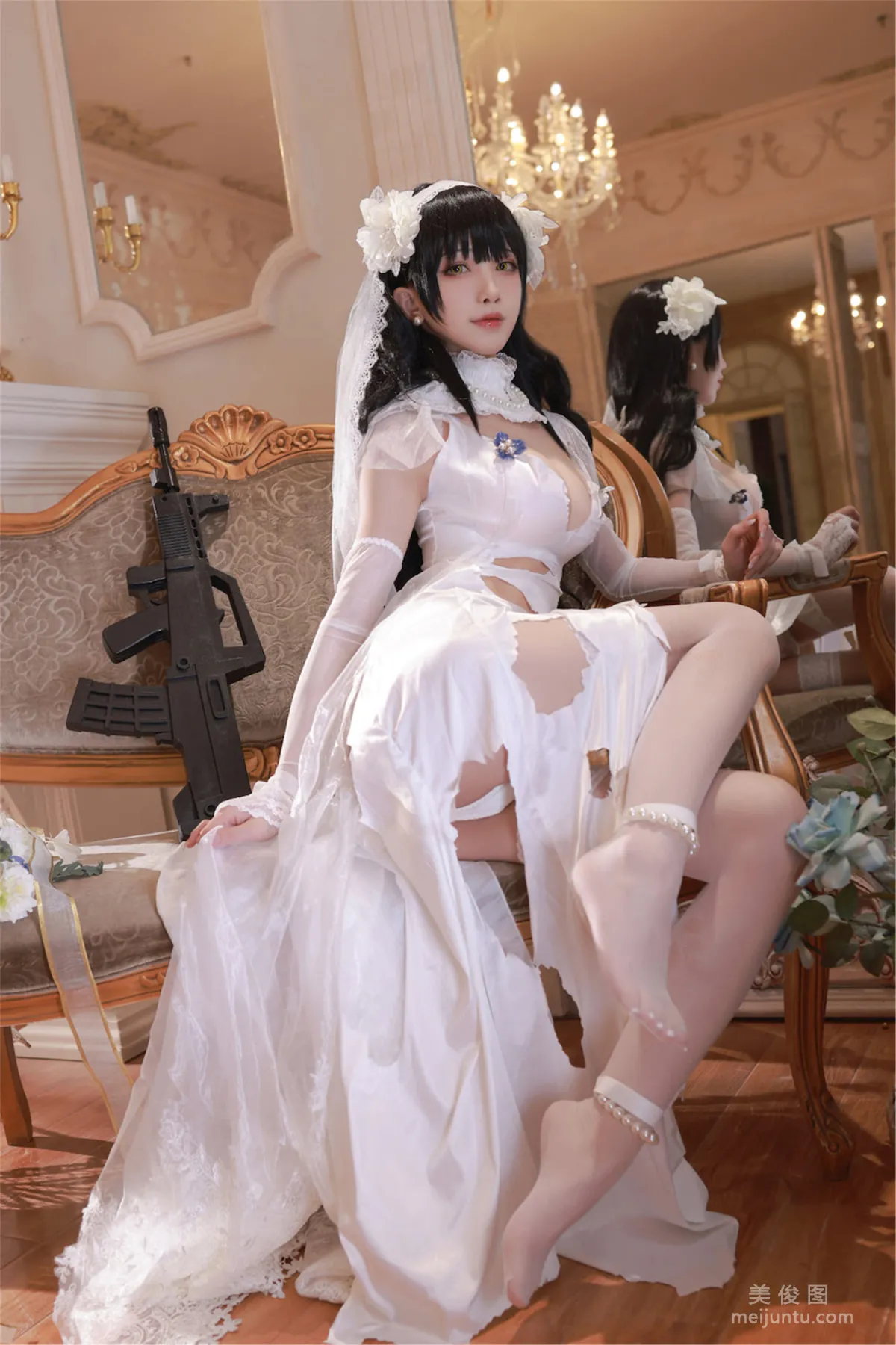 [网红COSER] 动漫博主水淼aqua - 少女前线 OTS14 ＆Type9532