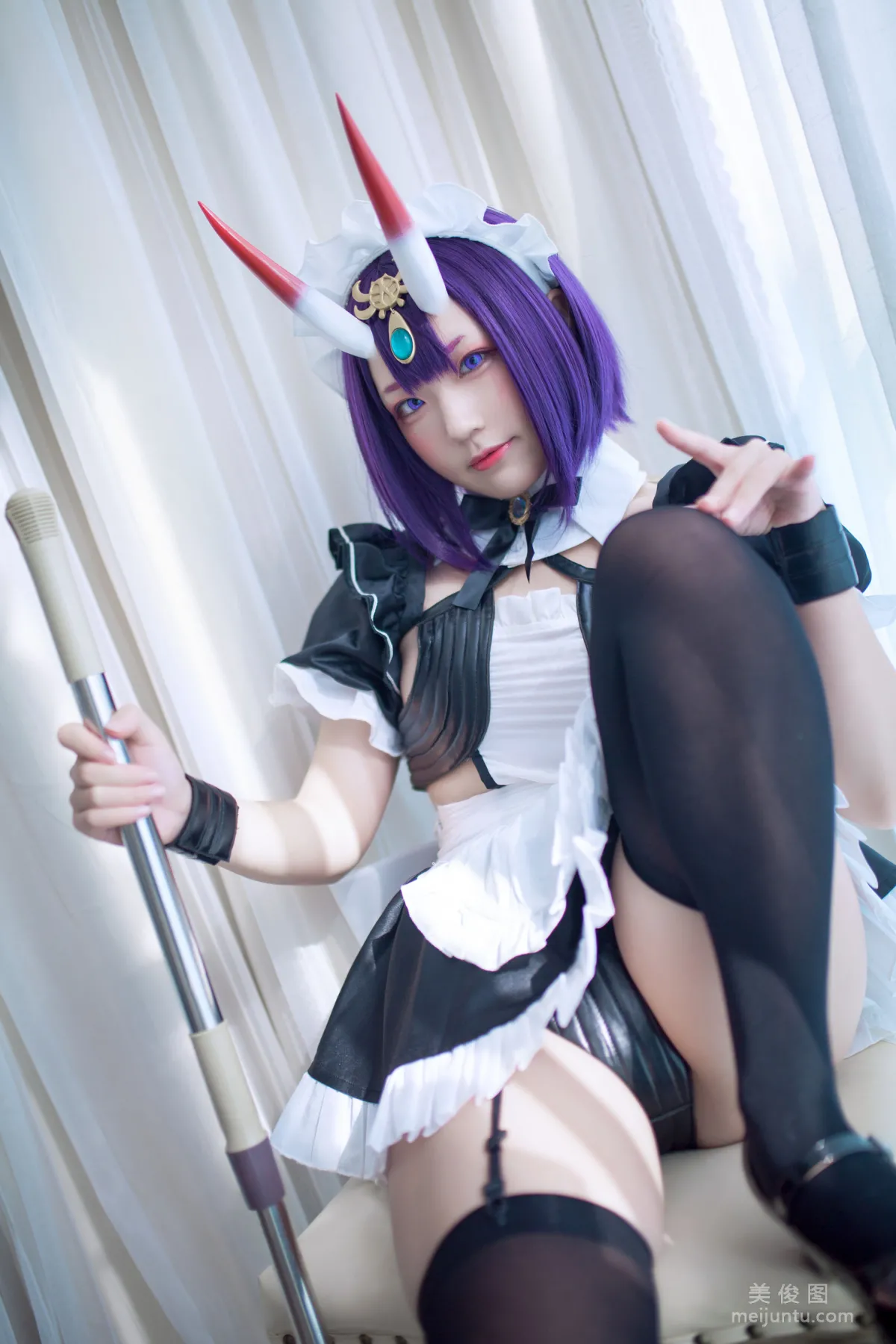 [网红COSER] 动漫博主Mime弥美 - 酒呑童子女仆4