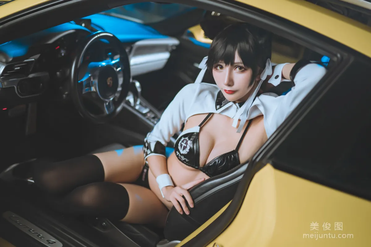 [网红COSER] 动漫博主雅祈 - 碧蓝航线赛车爱宕  写真套图19