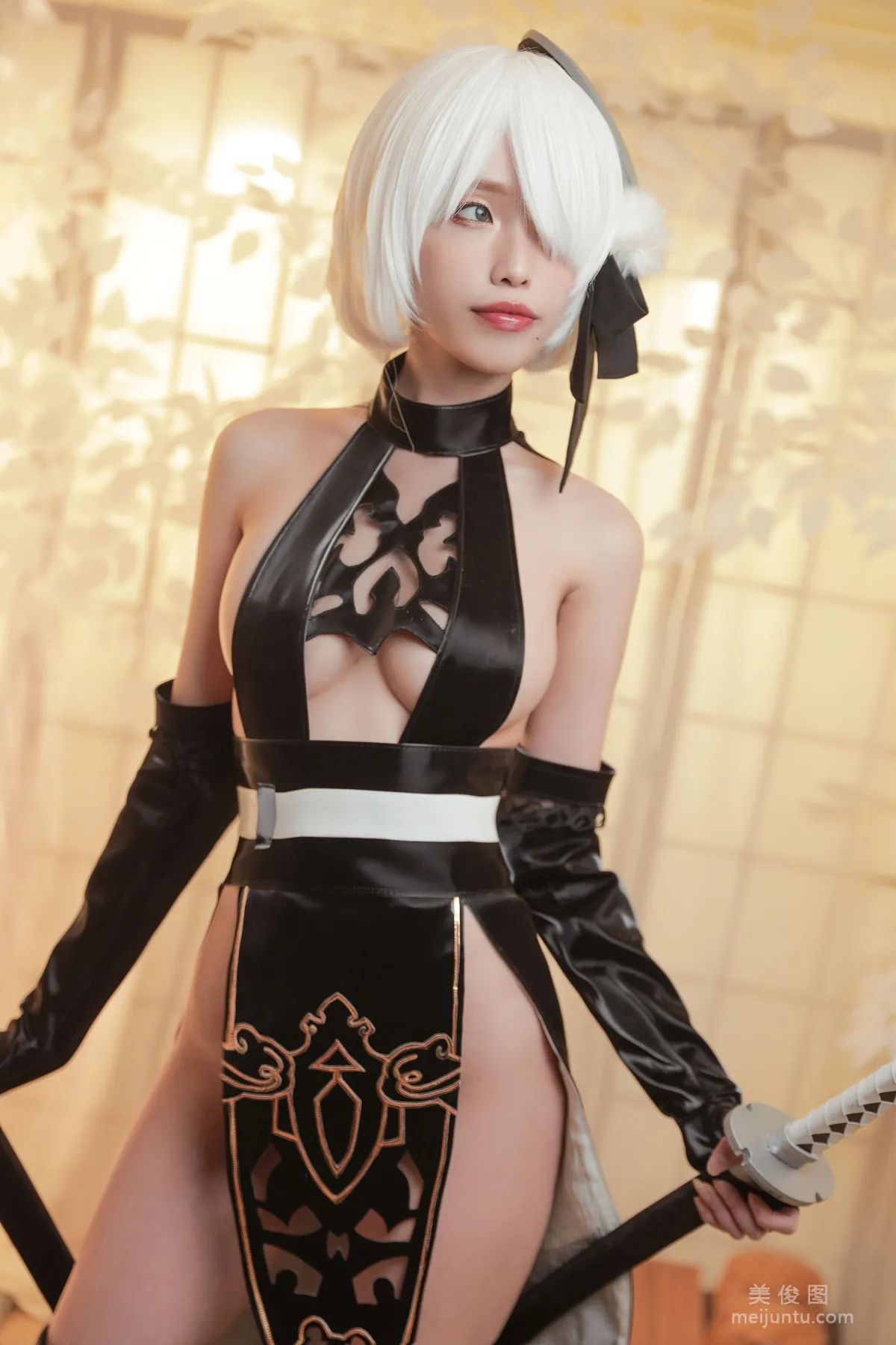 [网红COSER] eliza喵喵 - 2B忍者  写真套图30