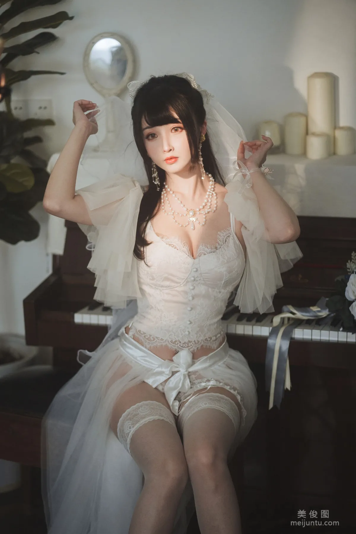 [网红COSER写真] rioko凉凉子 - 透明婚纱7