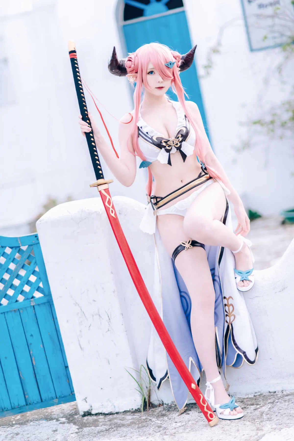 [网红COSER] 微博妹纸霜月shimo - 碧蓝幻想 娜尔梅亚23