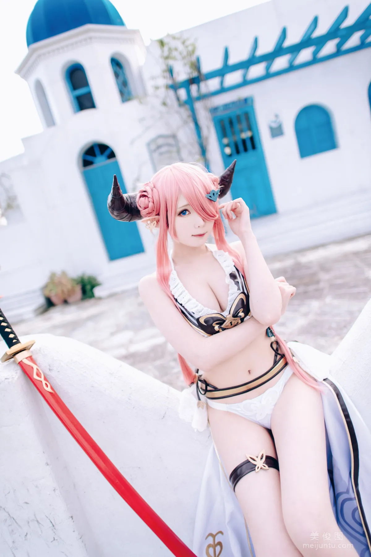 [网红COSER] 微博妹纸霜月shimo - 碧蓝幻想 娜尔梅亚12