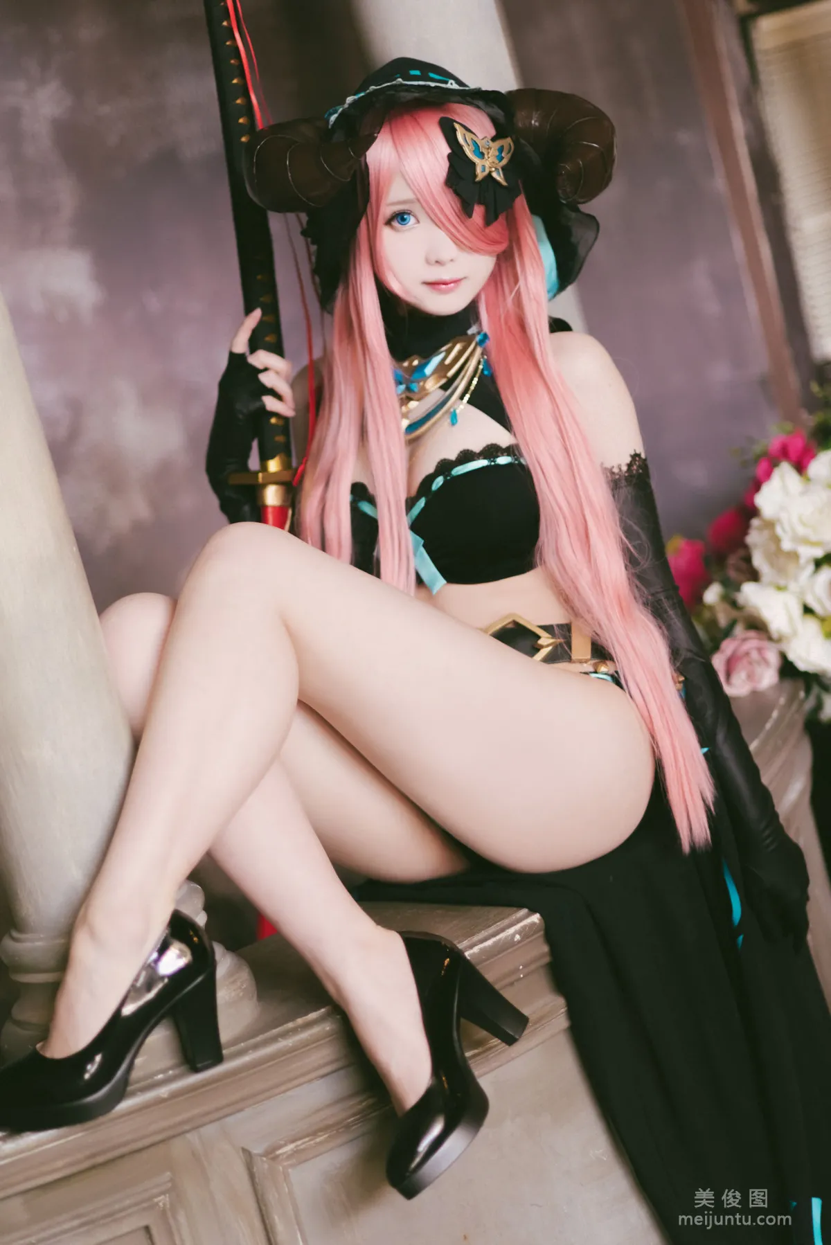 [网红COSER] 微博妹纸霜月shimo - 碧蓝幻想 娜尔梅亚32